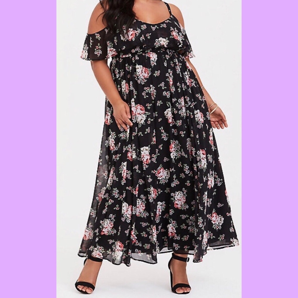 floral maxi dress
